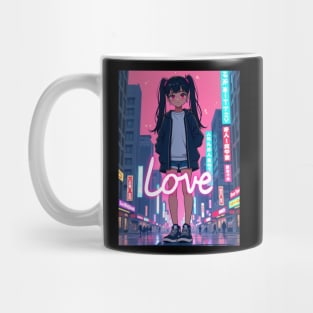 Dynamic Anime Vibes: A Journey of Color and Emotion Mug
